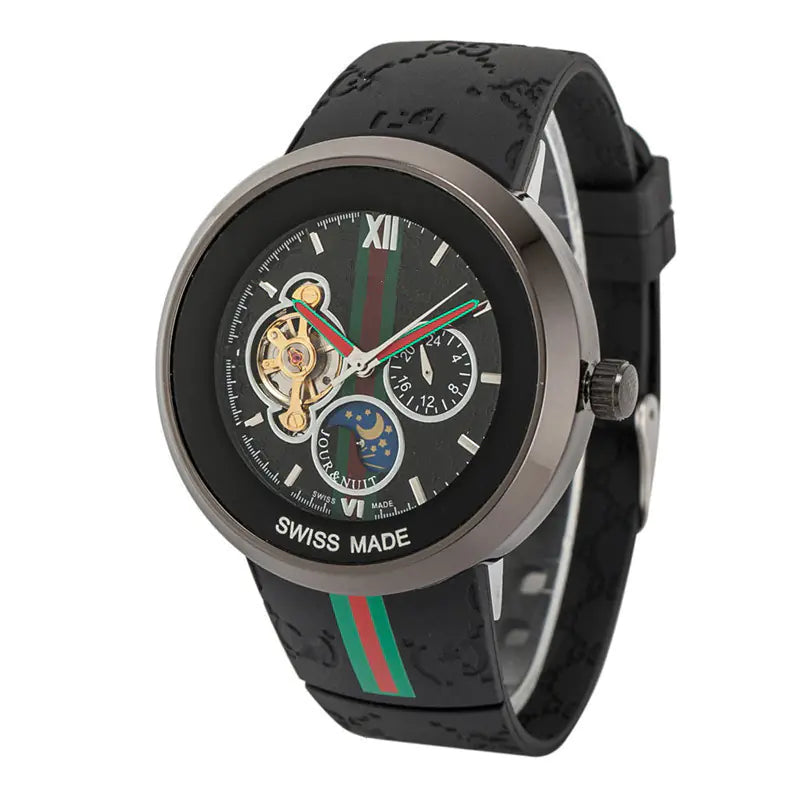 WISH Mechanical Watch with Silicone Strap