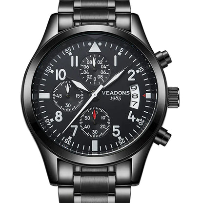 Quartz Watch, Multifunctional Luminous Waterproof Men's Watch