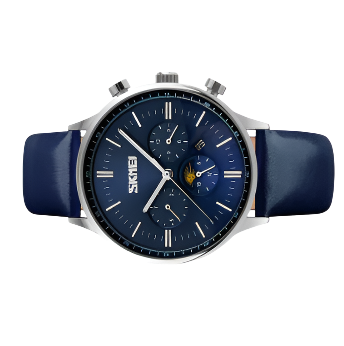 Waterproof Quartz Watch, Luxury Men's Three-Eye Watch