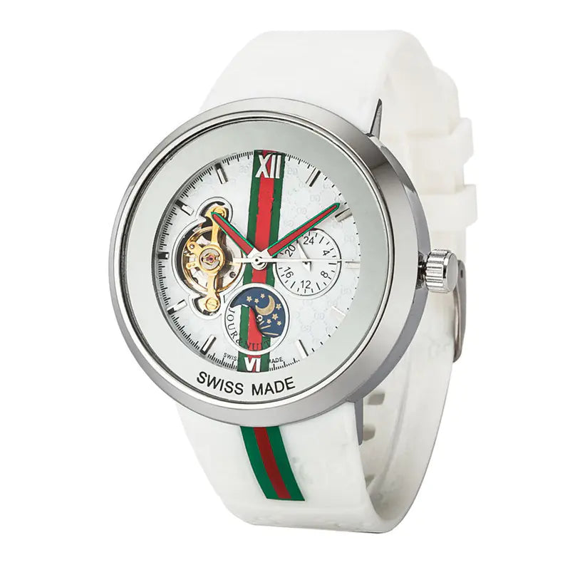 WISH Mechanical Watch with Silicone Strap